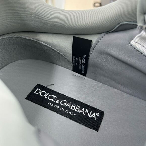 Men’s Dolce & Gabanna skate low top leather sneakers size 44 made in Italy - Picture 12 of 13